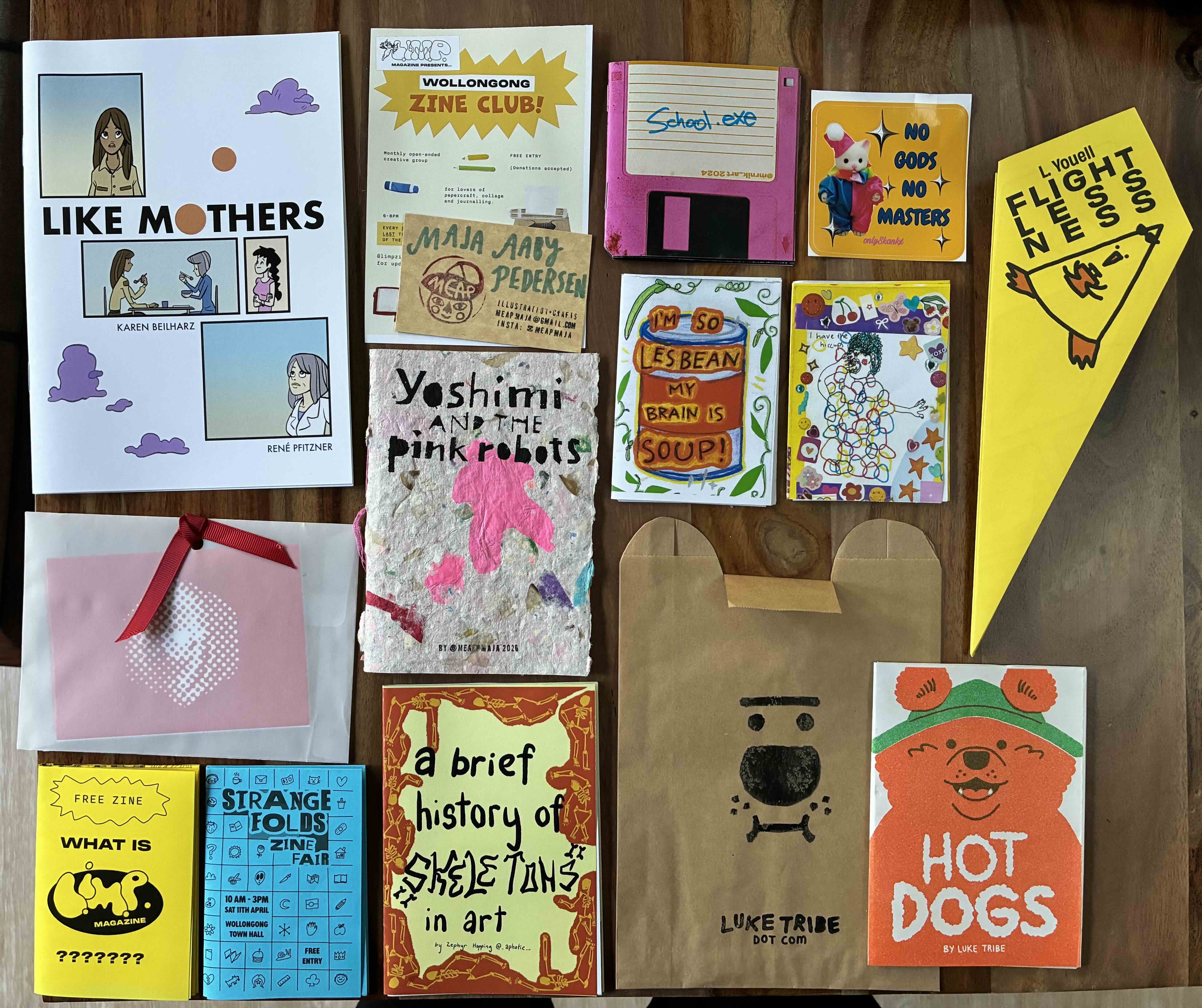 Zines, comics, and trades from Strange Folds Zine Fair 2026